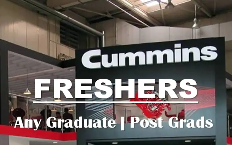 Cummins is Hiring Work From Home Jobs | Analyst | Graduate or Post Graduate | 0 – 2 yrs