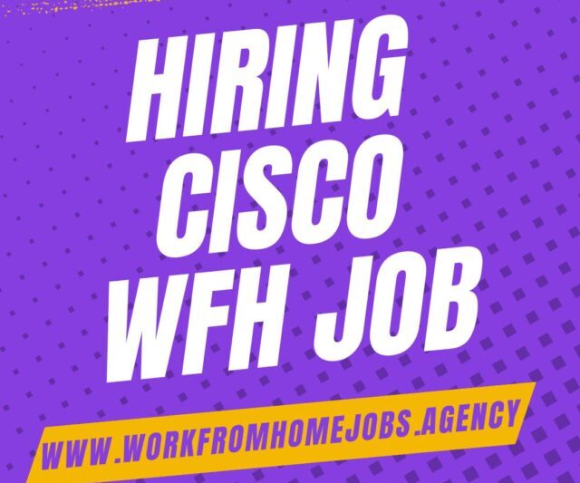 Cisco Hiring Analysts for Work From Home Jobs | Any Graduate, 0-3 Years