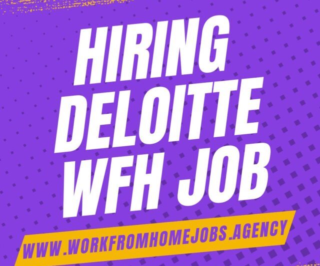 Work From Home Jobs Deloitte Off-Campus Recruitment