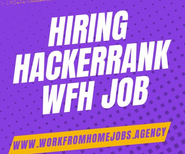 Work From Home Jobs in 2024: HackerRank’s Data Engineer Role