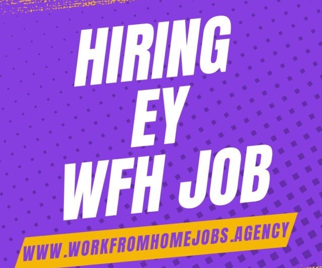 EY Work From Home Jobs for Fresh Graduates (0-3 Years)