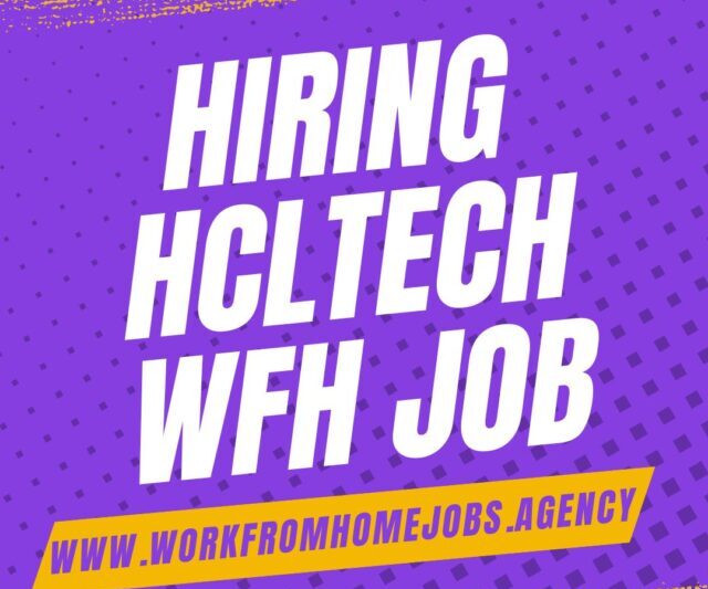 HCLTech Walk-In: In-Person & Work From Home Jobs on 2nd–3rd Dec 2024