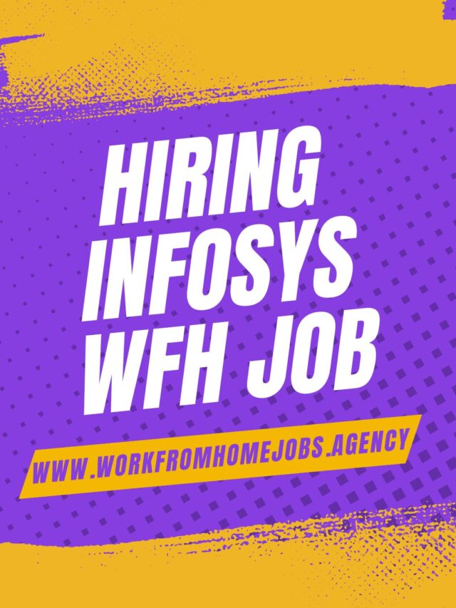 Infosys Work From Home Jobs: Data Engineer Position Open Now!