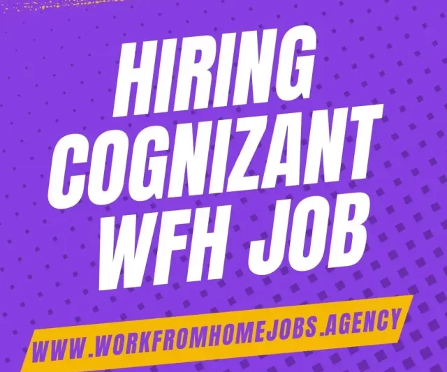 Graduate Entry-Level Work From Home Jobs at Cognizant | Apply Today